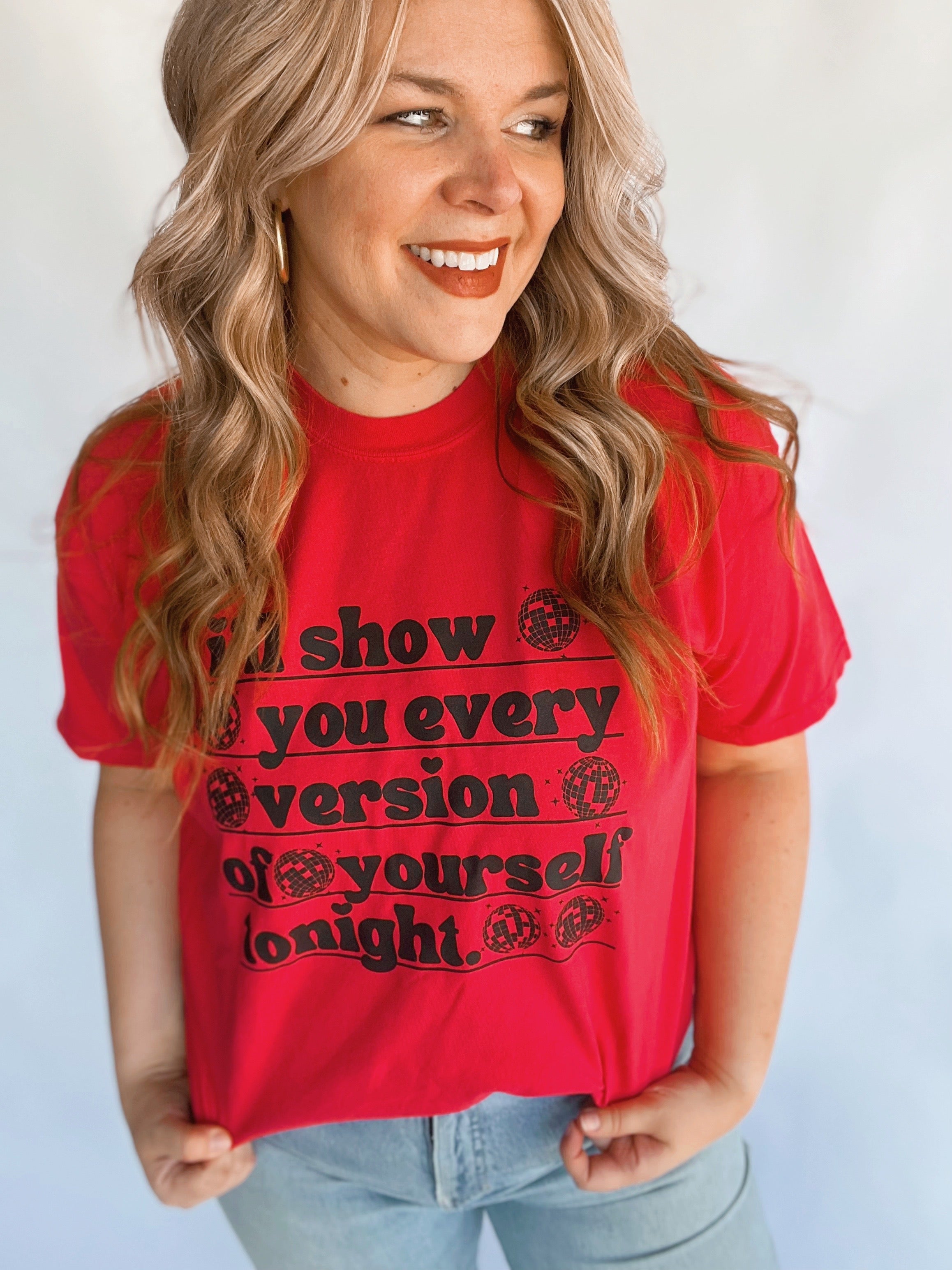 Every Version of Yourself Tee in Paprika