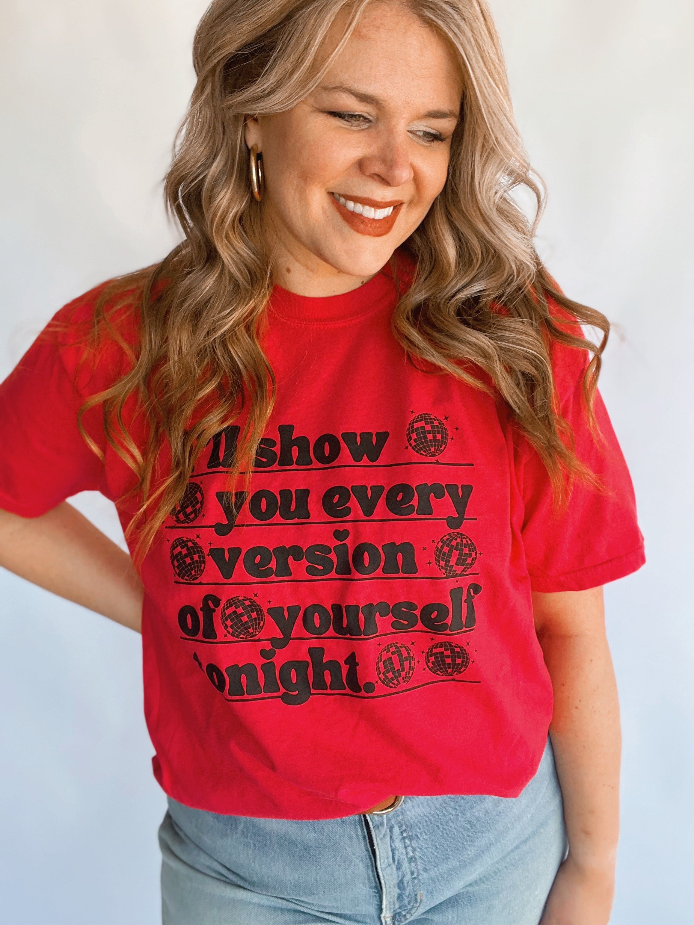 Every Version of Yourself Tee in Paprika